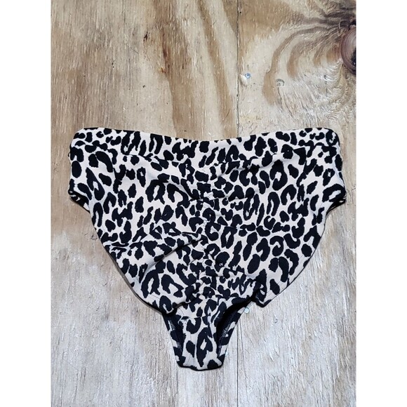 montce swimwear Leopard Print Bikini Bottom Women M @i5 - Picture 1 of 6